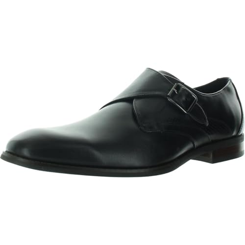 Stacy Adams Mocasines Karcher Monk StrapMonk para hombre, Negro, 44 EU