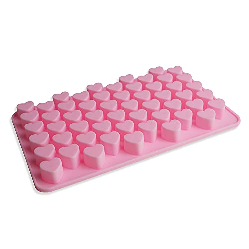 Con la forma in silicone '55 small hearts' puoi decorare molto. Perfetto per fare piccoli dolci, glassa di zucchero, gelatina, ecc. Molto facile da usare - per regali ideali per il fai da te. Dopo aver utilizzato lo stampo in silicone con cuoricini, si può semplicemente mettere l'aiuto in cucina in lavastoviglie e in pochissimo tempo lo stampo in silicone è pronto per idee creative di decorazione a Natale e in Avvento