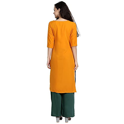 Image of Women's Crepe Straight Kurta