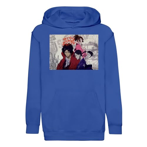 Sweat à capuche enfant Samourai Champloo manga en coton premium