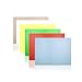 Commercial Plastic Cutting Board Set, NSF - 18 x 12 x 0.5 inches (6 Multiple Color Set)