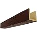 Ekena Millwork BMPC3C0060X060X120PE 3-Sided (U Pecky Cypress Endurathane Faux Wood Ceiling Beam, 6"W x 6"H x 10
