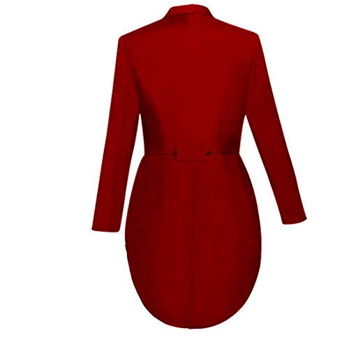 Sxfashbrd Mens Suits Set Slim Fit 3 Piece Jacket Tuxedo Blazer Long Tailcoat Tail Men for Wedding Formal Party2