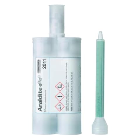 Huntsman Araldite 2011 Slow-Setting All-Purpose Epoxy - Variety of Packaging Sizes 200ml Cartridges 200ml Cartridge + Nozzle Cover