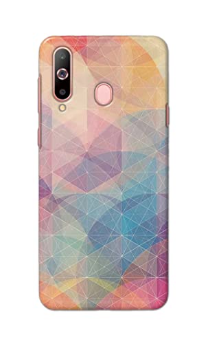 Image of PRINTFIDAA Printed Hard Back Cover Case for Samsung Galaxy A60 | Samsung Galay M40 Back Cover (Crumpled Paper Design) -1803