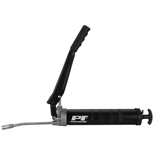 Image of Performance Tool W54296 Heavy Duty Lever Action Grease Gun with Dual Piston Design and 10,000 PSI Operating Pressure for Efficient Lubrication