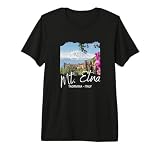 Italia Taormina Sicilia Recuerdo/Monte ETNA Camiseta Premium