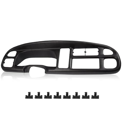 ALLGOOD Dash Board Bezel w/Clips,Compatible with Dodge Ram 1500 1998-2001, Fit Dodge Ram 2500 3500 1998-2002