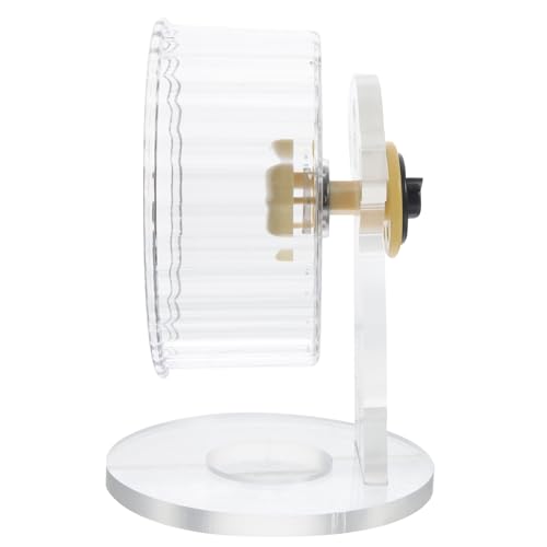 VILLFUL Laufrad Für Kleine Haustiere Hamster Spieizeug Leises Hamster-trainingsrad Runden Rad Mit Basis Für Käfig