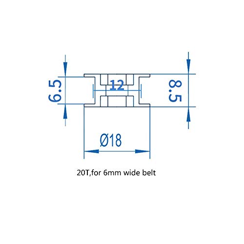 Puleggia temporizzata, alluminio di alta qualità