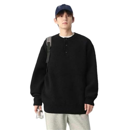 Men's Casual Retro Simple Warm Pullover Sweater2