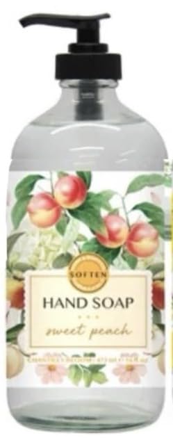 Home and Body Co Hand Soap Chantilly Bloom 16 FL/473ml Infused with Essential Oils, GLASS BOTTLE (Lemon Sage)