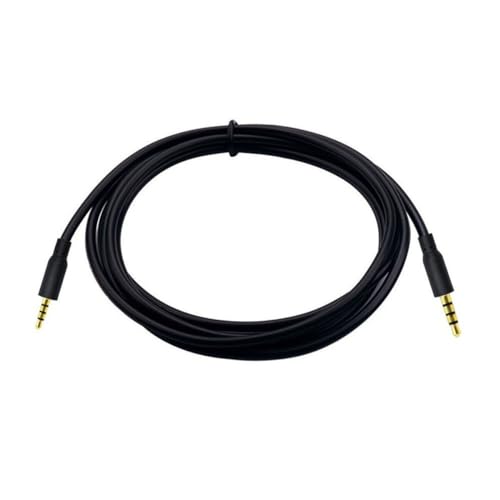 Cable de extensión de micrófono de audio auxiliar de 2,5 mm macho de 4 polos a 3,5 mm TRRS macho