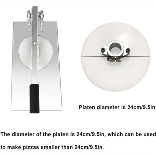 Macchina manuale di Sheeter della pasta per la pizza, la pasticceria e la tortilla che preme, strumento della stampa della famiglia dell'acciaio inossidabile