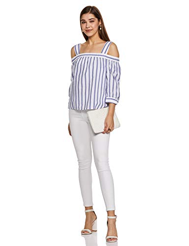 Image of Tommy Hilfiger Women's Striped Regular Fit Top