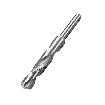 uxcell Reduced Shank Drill Bit 17mm High Speed Steel HSS 4241 with 1/2 ...
