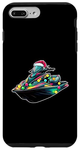 Cappello natalizio con grafica per gli appassionati di jet ski, jet ski, cappello natalizio