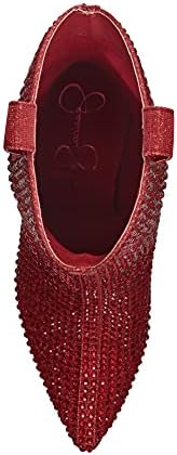 Jessica Simpson Women's Vianne Bootie Ankle Boot, Intense Red, 5.5 | Image 4