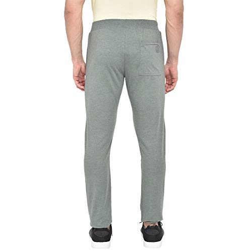 Image of BEEVEE Mens Olive Stretch Elasticated Knits Trackpant with Drawstring.