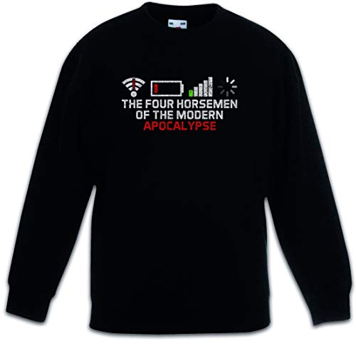 Sweat-shirt apocalypse enfant Urban Backwoods noir pour l'école et le sport