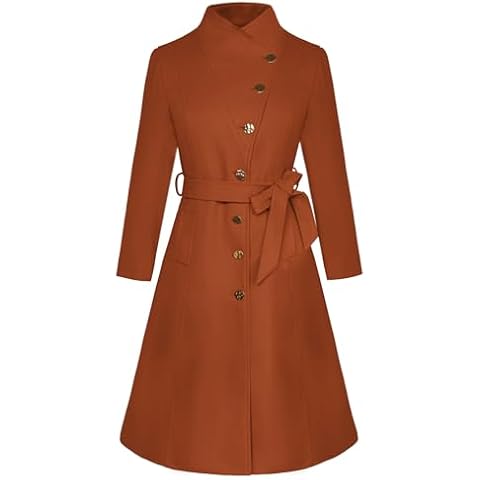 GRACE KARIN Women's Trench Peacoat Cover
