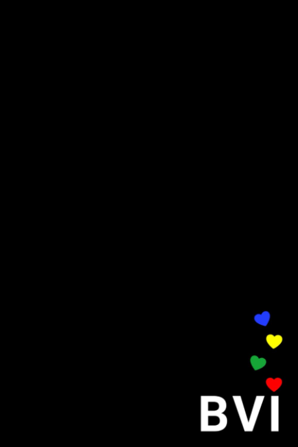 Lined Notebook | BVI Love Minimalist Design | 100 Lined Pages (6x9 College Ruled Journal)