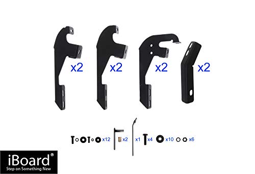 Eboard Running Board 6" Black Fits 2009-2015 Pilot Sport Utility 4-Door & 2009-2013 Acura Mdx (Nerf Bar | Side Steps | Side Bars) #TOP6