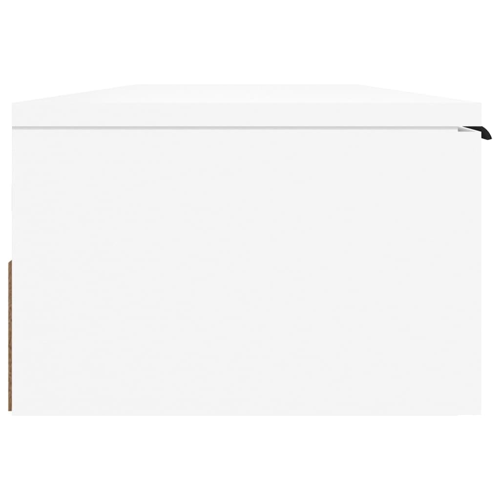 Generico Armadietto a Muro Bianco 102x30x20 cm in Legno Multistrato,Armadietti e portaoggetti-811403