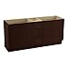 KOHLER 99512-TK-1WG Jacquard 72-Inch Vanity with Toe Kick, 4 Doors and 3 Drawers, Cherry Tweed