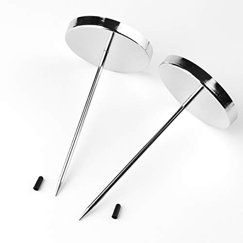 4Pcs Desk Receipt Holder Bill Fork Receipt Spike Stick Silver Restaurant Check Spindle 5.5 Inch By Hrlorkc… #TOP4