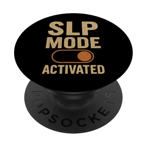 Modo SLP Activado Frase Logopeda Profesional PopSockets PopGrip Adhesivo