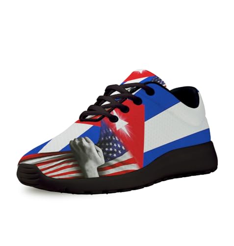 Cuba America Shoes for Women Men Trail Running Casual Fashion Sneakers Slip-on Tennis Shoes