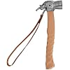 Hammer, Stainless Steel Beech Handle Strong Damping Hammer Core Hammers, Effortless Rhino Horn Hook Hard Framing Hammer, for Outdoor, Camping, Hiking