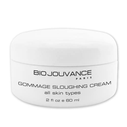 Bio Jouvance Paris - Gommage Sloughing Cream 2Oz / 60Ml - For Normal/Oily/Acne-Prone Skin | Gentle Exfoliating Face Wash & Scrub | Remove Impurities And Dead Skin Cells | Weekly Facial Skin Care Treatment Regimen | Made In France #TOP1