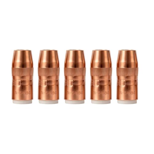 Image of 5PK Mig Welding Nozzle N-5818C Centerfire Large 5/8", 1/8" Recess For Bernard Series Mig Gun