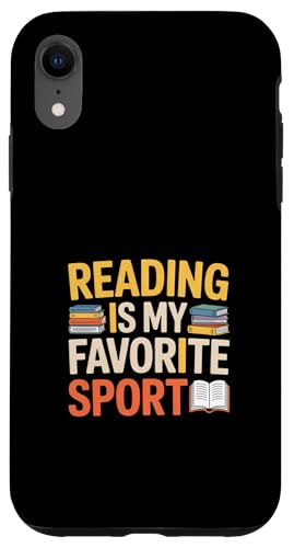 Reading is my Favorite Sport Funny Say Book Lover �X�}�z�P�[�X iPhone XR �p