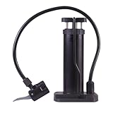 BESPORTBLE Hinchador Bici Bomba De Inflador Ruedas Alta Presión Barómetro Duradero Fácil Usar