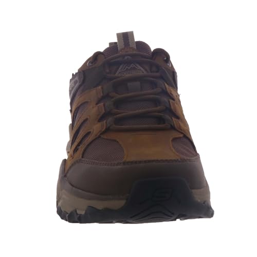 Skechers USA Men's Men's Terraform-Selvin Oxford, CDB (Crazy Horse Dark Brown), 12 X-Wide