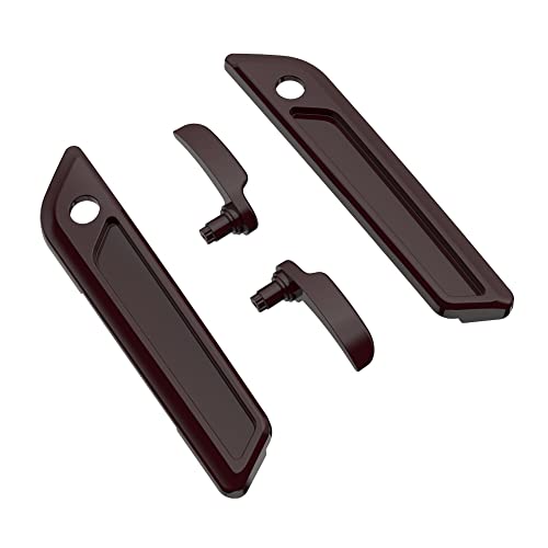 Advanblack Saddlebag Latch Covers for Harley Touring 2014+
