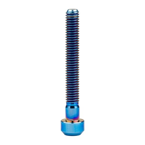 Image of Titanium Torx Square Head M6 x 10 15 20 25 30 35 40 45 50 60 65 70 80mm Screw Pack of 5 (Burn Blue, M6x45mm)
