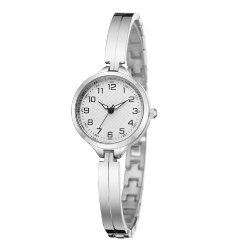 TWOPTION Women's Watches Adjustable Bangle Watch with Easy to Read Dial and Thin Strap Analog Quartz Ladies Watches for Women