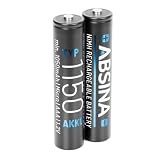 ABSINA Batterie AAA ricaricabili 1150 min. 1050 mAh NiMH 1,2V