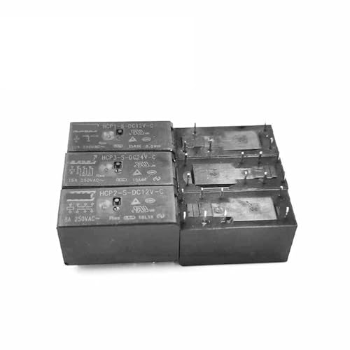 Relais HCP2-S-DC5V-A pour automatisme industriel avec contacts robustes de 12A et 5 broches en lot
