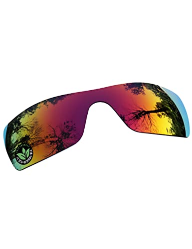 Image of Raydi Polycarbonate Replacement Lenses for Oakley Batwolf OO9101 Rectangular Sunglasses