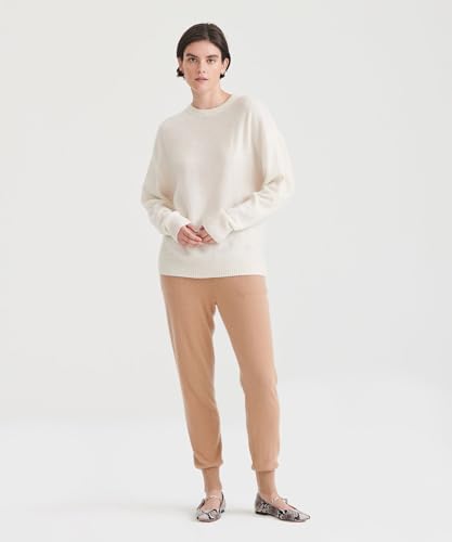 Image of NAADAM Women's Lightweight Reversible Cashmere Crewneck Sweater