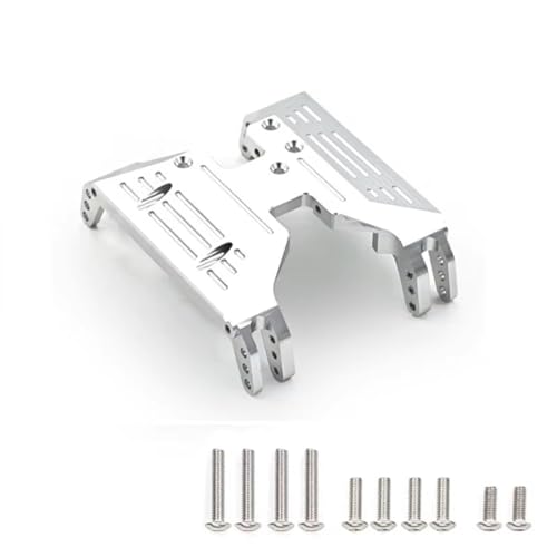 RC�������i For Axial For Capra UTB10 1/10 ���^���V���[�V �X�L�b�h�v���[�g �Z���^�[�g�����X�~�b�V���� �M�A�{�b�N�X �}�E���g�x�[�X RC�N���[���[�J�[ �A�b�v�O���[�h�p�[�c(Silver)