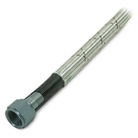 NOS Stainless Steel Braided Hose with Blue Fittings Cover