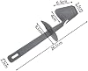 Espátulas giratorias grises TM5 TM6 TM31 para cocina, recogedor de alimentos, repuestos para batidora, tambores de mezcla, espátula de calidad duradera, repuestos nuevos para Thermomix 4