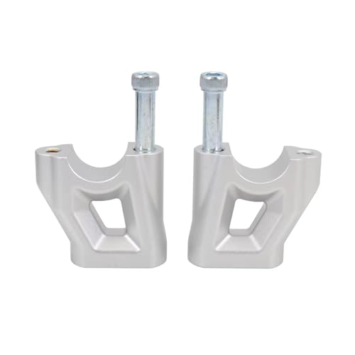 Rehausseurs de guidon argenté pour moto Tiger 800XC et XCA support de fixation arrière robuste