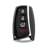 Remote Key Fob Replacement Compatible with Hyundai Santa Fe 2013 2014 2015 2016 2017 2018 315MHz 4 Buttons Keyless Entry Remote Car Smart Key(FCC ID: SY5DMFNA04 95440-4Z200)